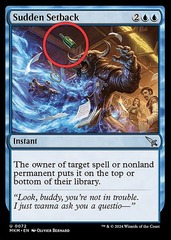 Sudden Setback (VAR A: Green Object) - Foil